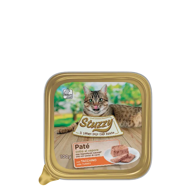 Cumpara  Pentru pisici - STUZZY CAT PATE TURKEY 100gr..