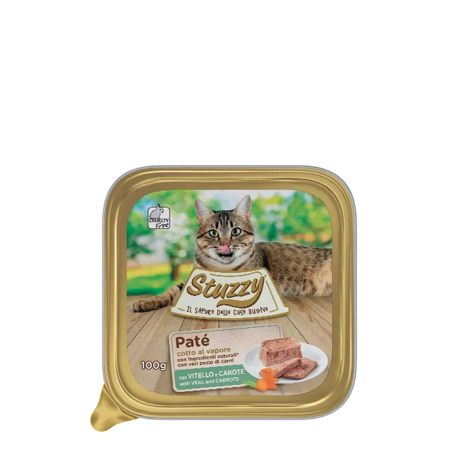 STUZZY CAT PATE VEAL & CARROTS 100g..