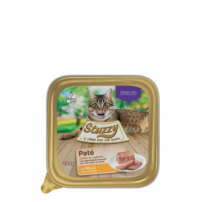STUZZY CAT PATE STERILIZED CHICKEN ..