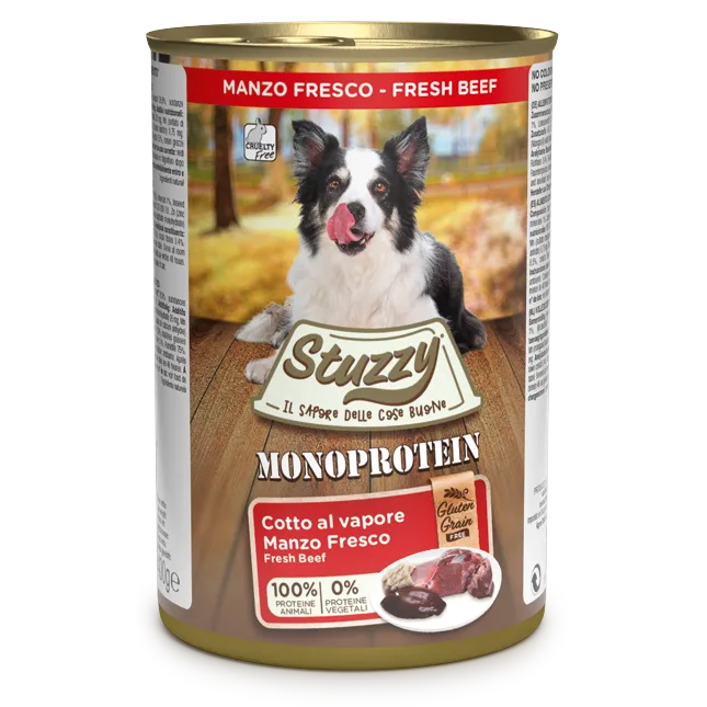 Cumpara  Pentru păsări - STUZZY DOG Can Monoprotein Beef 400gr..