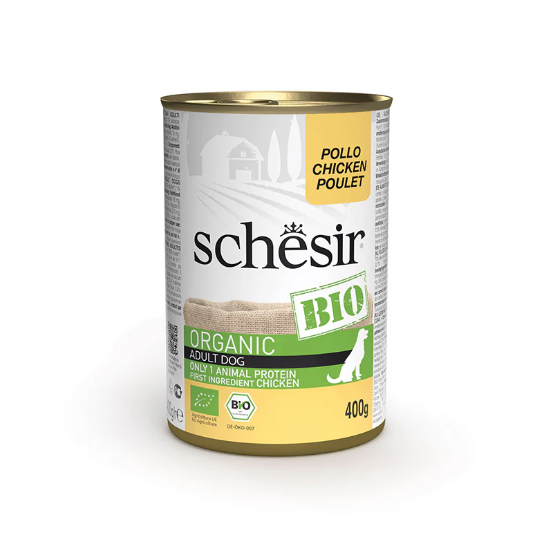 SHCHESIR DOG BIO CAN CHICKEN 400gr..