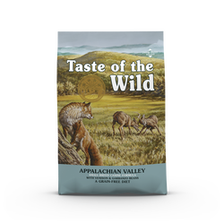 TASTE OF THE WILD DOG APPALACHIAN VALLEY SMALL BREED CANINE VENISON & BEANS 2KG