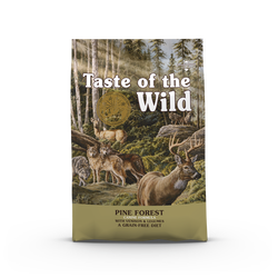 TASTE OF THE WILD DOG PINE FOREST CANINE VENISON & LEGUMAS 2kg