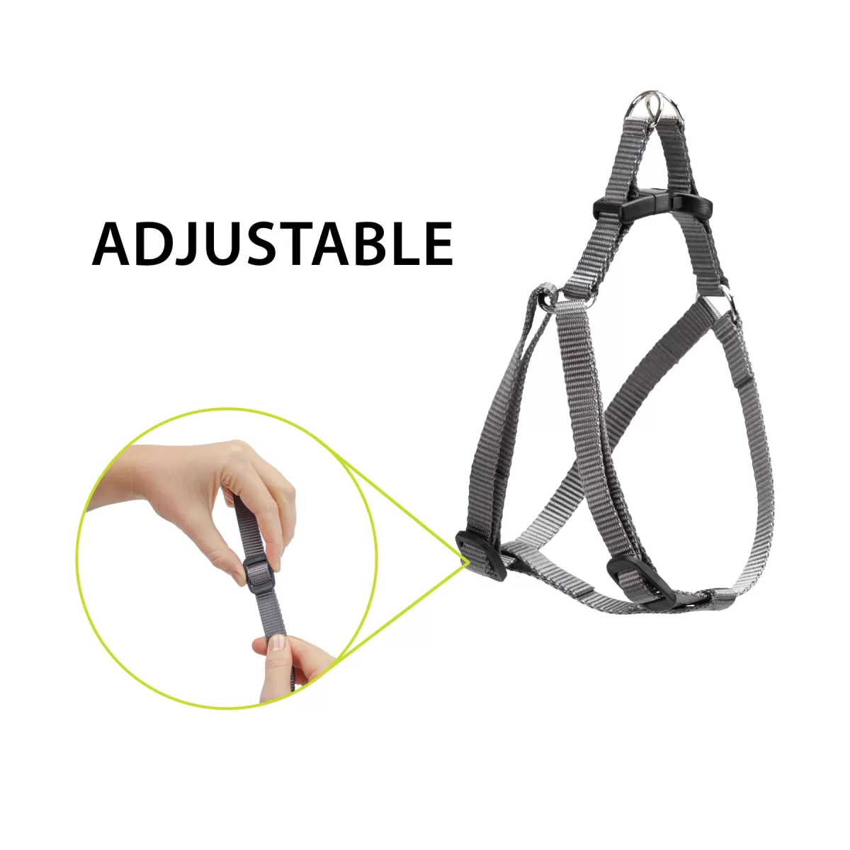 Ferplast Шлейка EASY P XL темно серая