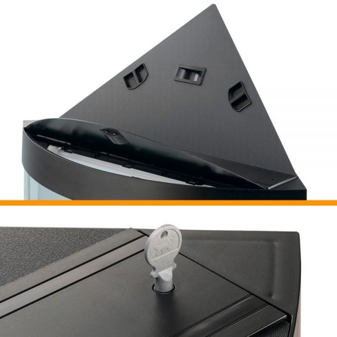 Acvariu Ferplast Dubai Corner 90 tip colț