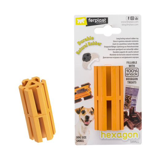 Jucărie de cauciuc FERPLAST HEXAGON