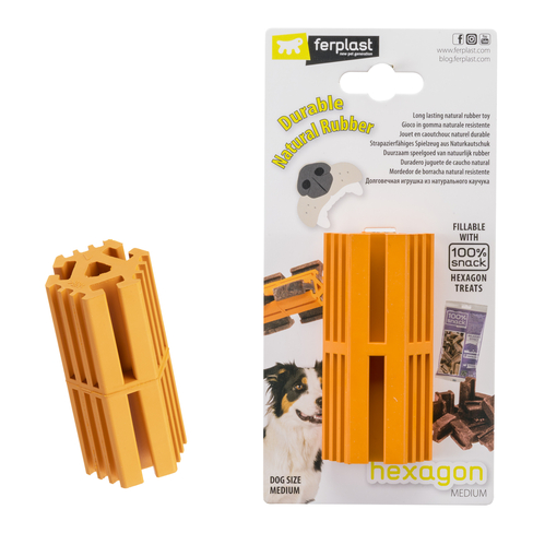 Jucărie de cauciuc FERPLAST HEXAGON