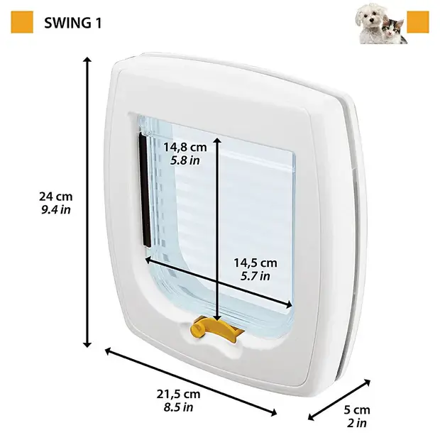 Ușiță SWING 1 Super Basic Gri