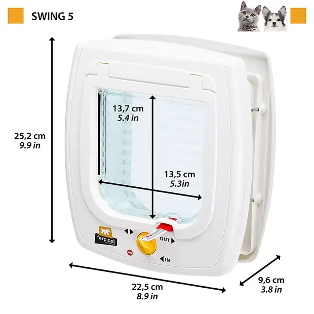Ușiță SWING 5 gri