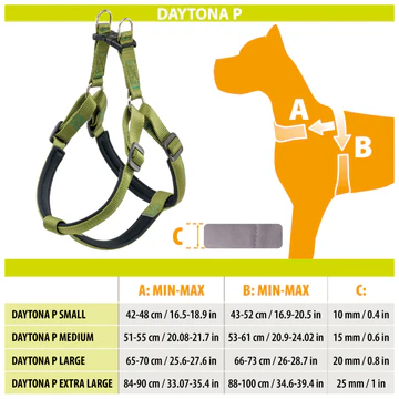 Ferplast Шлейка DAYTONA P LARGE оливковая