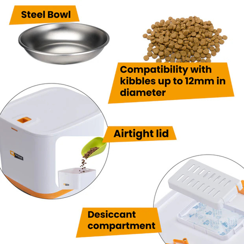 Автоматическая кормушка для сухого корма Risto Pet Smart