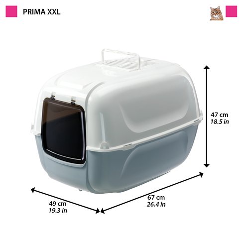 Litieră acoperită PRIMA XXL