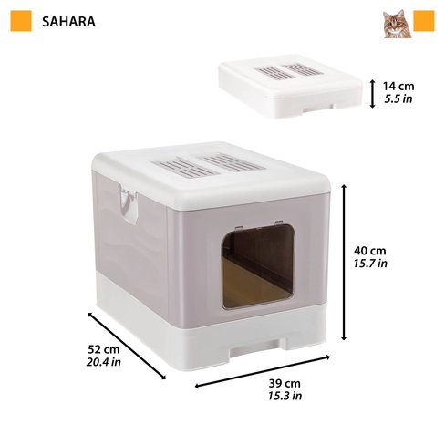 Litieră acoperită SAHARA