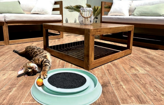 GEORPLAST Игрушка для кошек HappyCat moquette
