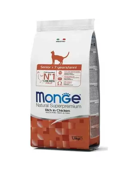 MONGE DRY CAT SENIOR Chicken 1.5 kg..