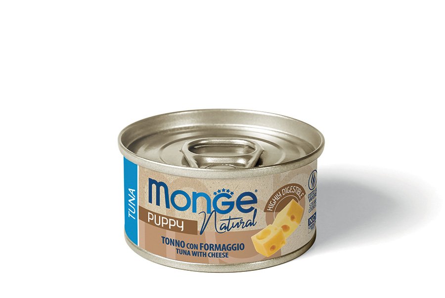 Monge Dog natural Puppy Tuna with Cheese