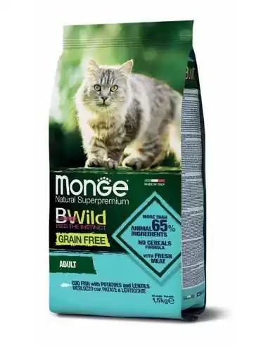 MONGE DRY CAT BWILD GF Cod fish/Len..