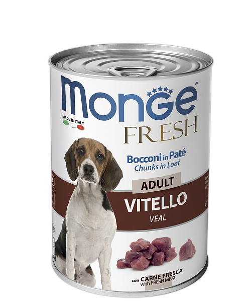 Cumpara  Hrană pentru câini - MONGE DOG FRESH ADULT veal 400 gr...