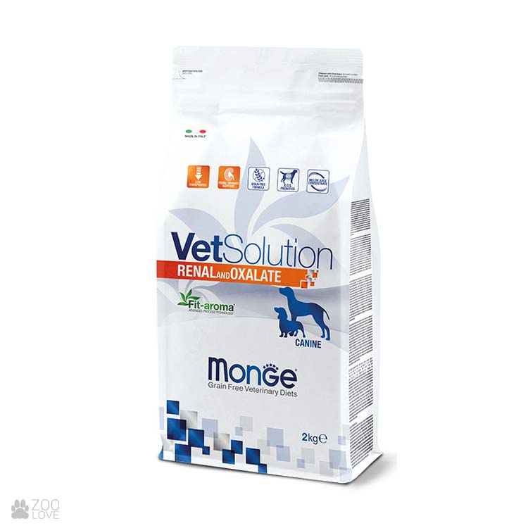 Cumpara  Hrană uscată - MONGE DRY VETSOLUTION DOG RENAL Oxalate..