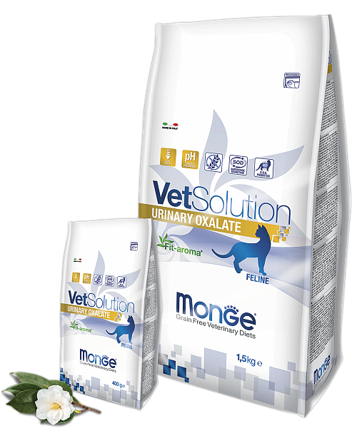 MONGE DRY VETSOLUTION OXALAT URINAR PENTRU PISICI