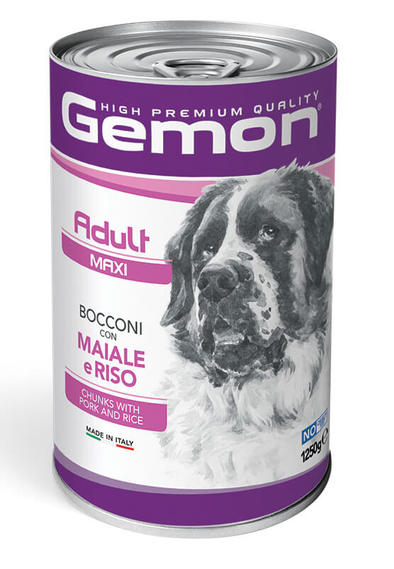 GEMON DOG MAXI ADULT PORK/RICE 1250gr