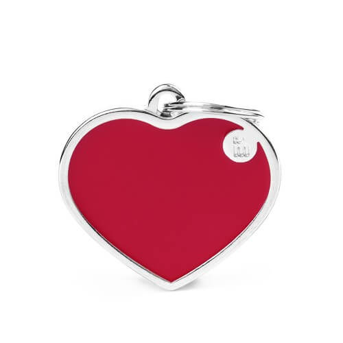 Medalion CUORE L ROSSO BASIC HANDMADE