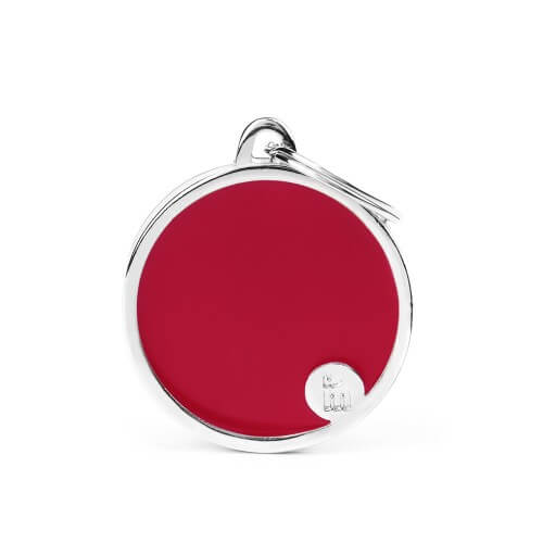 Medalion L CIRCLE  RED