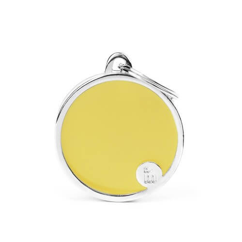 Medalion L CIRCLE YELLOW