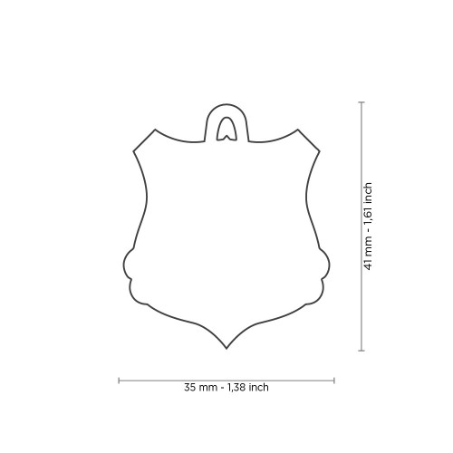 Медальон DOG AGENT BADGE BRONX