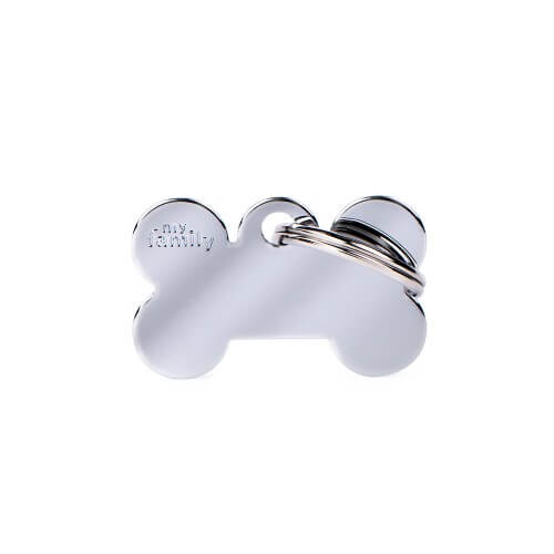 Medalion SMALL BONE CHROME PLATED BRASS