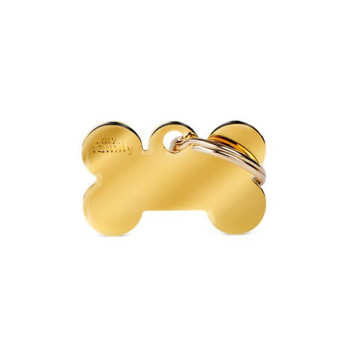 Medalion SMALL BONE GOLDEN BRASS