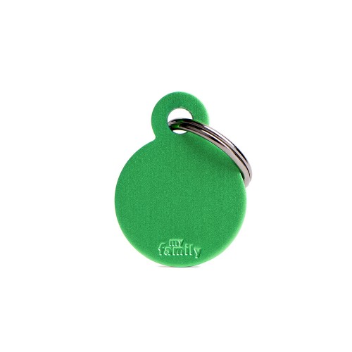 Medalion SMALL ROUND ALUMINUM GREEN