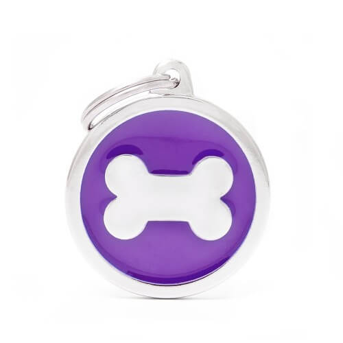 Медальон PURPLE BIG CIRCLE BONE..