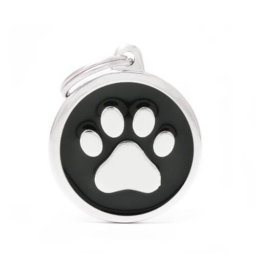 Medalion BLACK BIG CIRCLE PAW