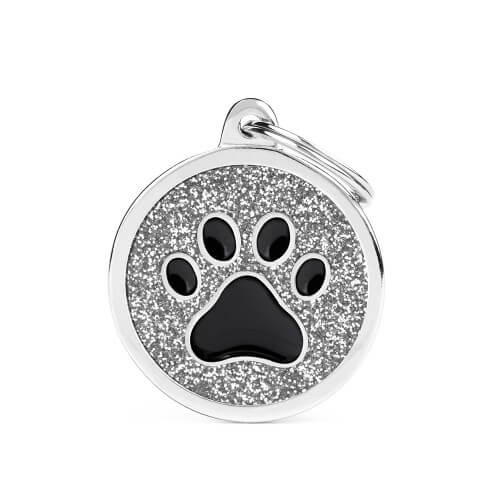 Cumpara  Muniție - Medalion BIG GLITTER CIRCLE BLACK PAW..