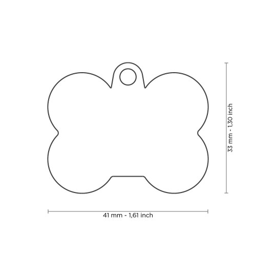 Медальон PURPLE PURPLE BONE ALU RUBBER