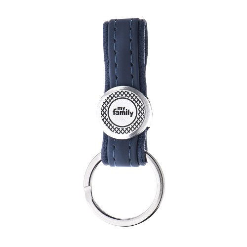 Breloc BLUE BILBAO KEYRING ANTIQUE SILVER..