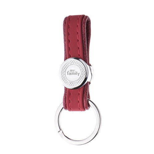 Breloc RED BILBAO KEYRING WHITE BRONZE