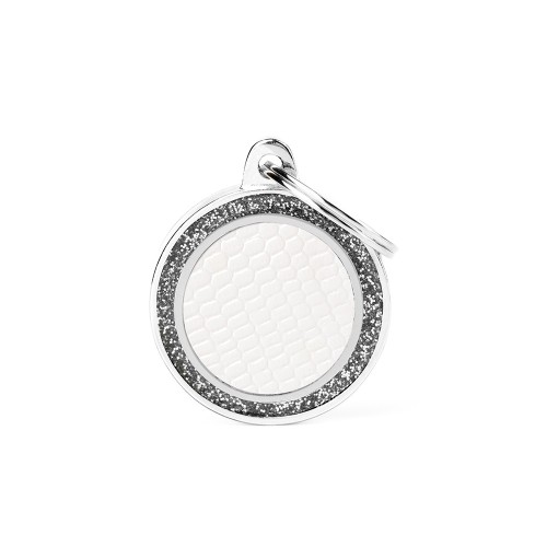 Медальон MEDIUM CIRCLE SAINT TROPEZ WHITE