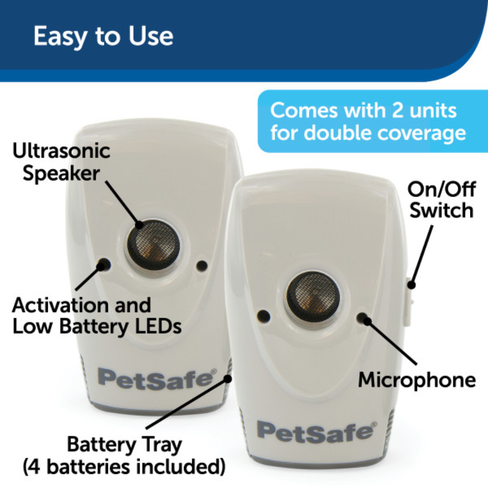 PETSAFE Dispozitiv ultrasonic pentru controlul lătratului 2PC EU