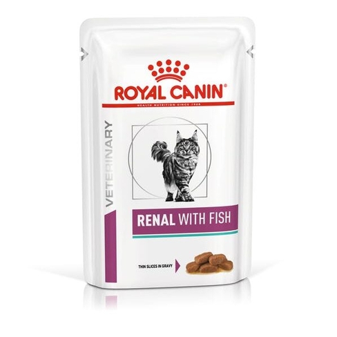 ROYAL CANIN RENAL FISH 85g x 12 bucăți