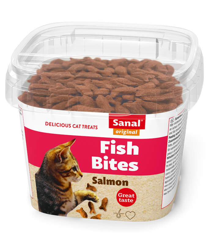 Cumpara  Tratează - SANAL Cat Fish Bites Cup..
