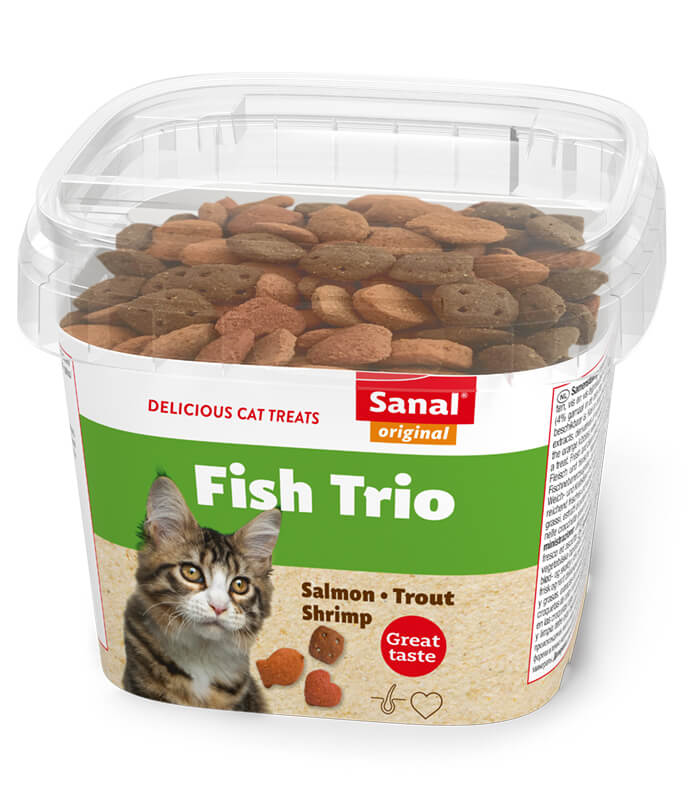 Cumpara  Tratează - SANAL Cat Cat Fish Trio 75g..