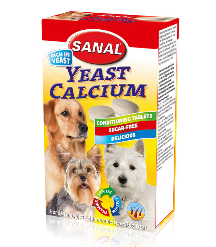 Cumpara  Tratamente - SANAL  Dog Yeast-Calcium 100g..