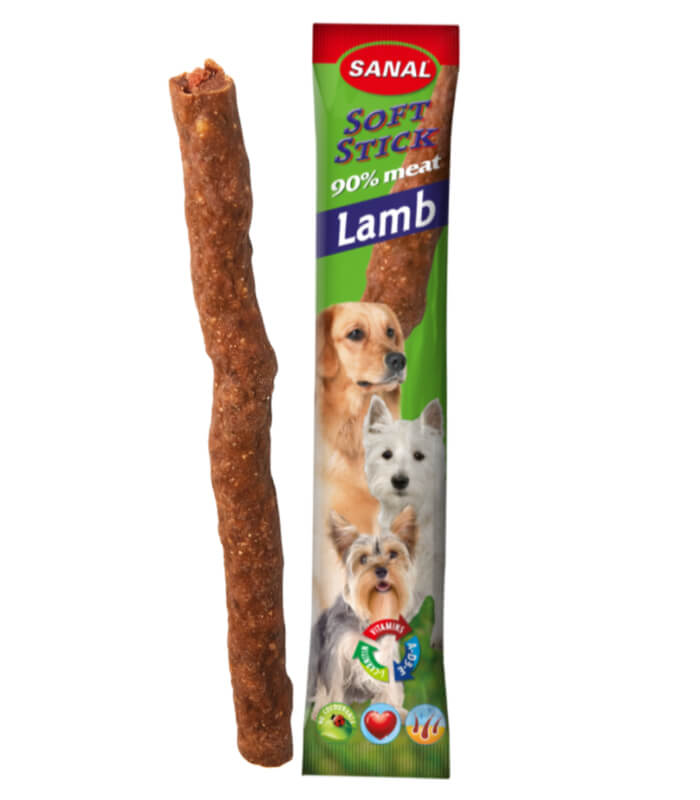 Cumpara  Tratamente - SANAL Dog Soft Stick Lamb 12g..