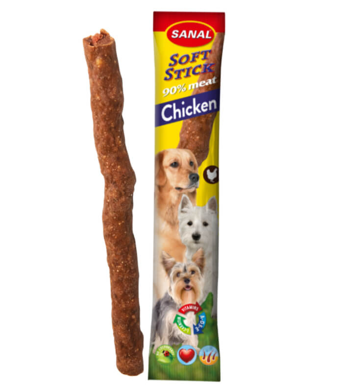 Cumpara  Tratamente - SANAL Dog Soft Stick Poultry 12g..