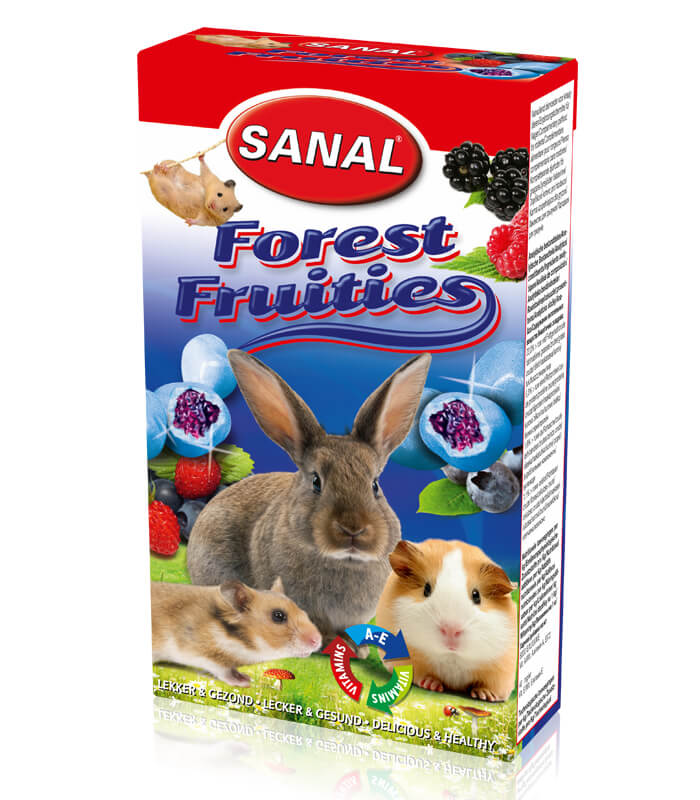 Cumpara  Pentru rozătoare - SANAL Rodent Forest Fruities 50g..