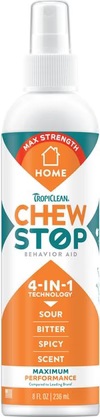 Spray de mestecat TropiClean Chew pentru a opri comportamentul, pentru câini și locuințe