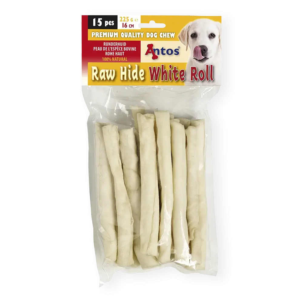 Antos Raw Hide White Roll 15 pcs