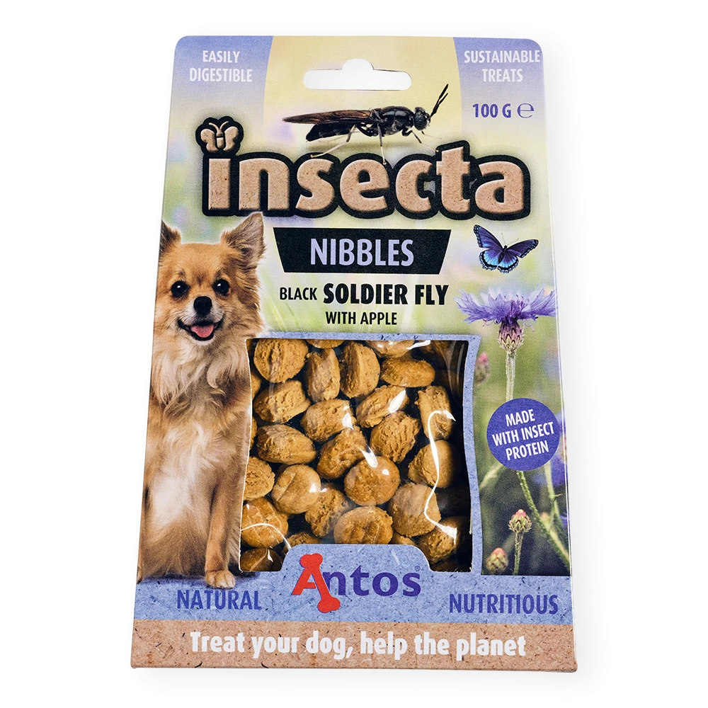 Antos Insecta Nibbles Black Soldier Fly & Apple 100 gr